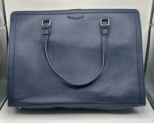 Missnine Navy Blue Professional Laptop Tote Bag